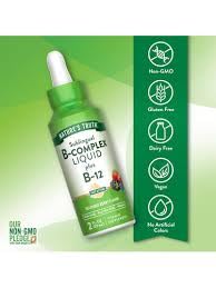 B Complex Liquid Plus B-12 Natural Berry Flavor 2 oz Pack of 2 Y74160