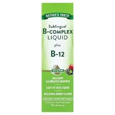 B Complex Liquid Plus B-12 Natural Berry Flavor 2 oz Pack of 2 Y74160