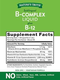 B Complex Liquid Plus B-12 Natural Berry Flavor 2 oz Pack of 2 Y74160
