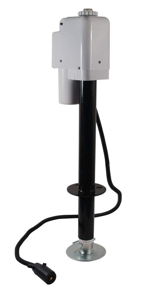 Electric Tongue Jack with 7-Way Plug, White Q281