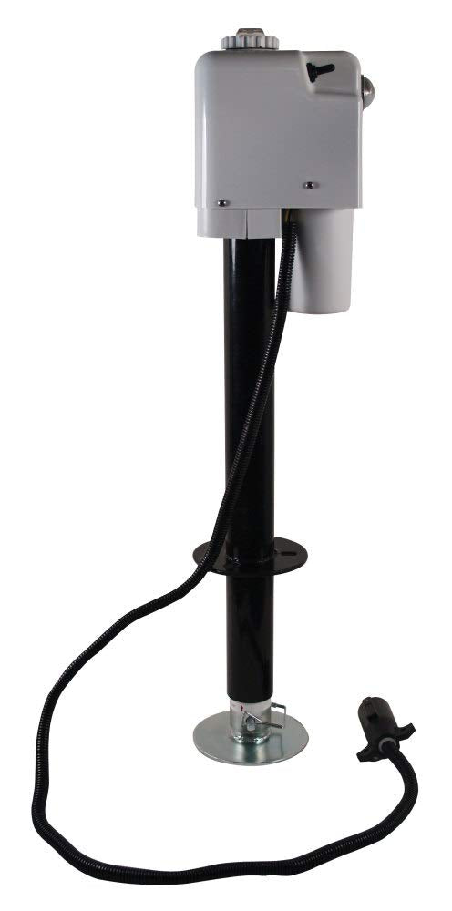 Electric Tongue Jack with 7-Way Plug, White Q281