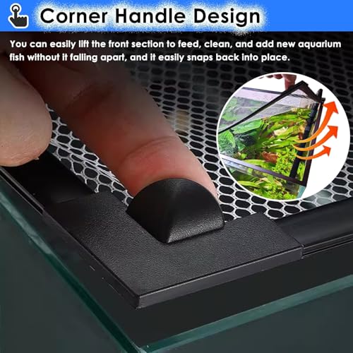 Aquarium Anti-Jump Net Cover (55.1" x 23.6") V87642
