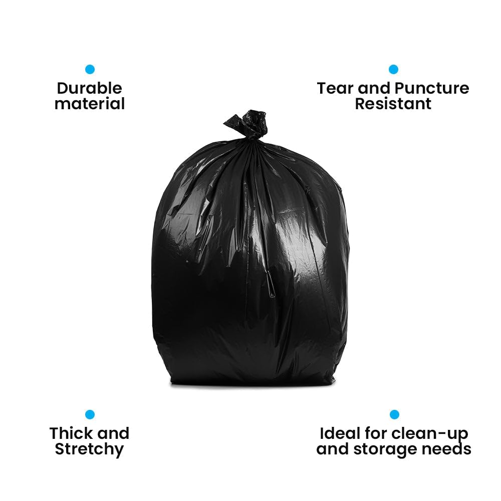 95-Gallon Black Heavy Duty Contractor Bags 10-Count V974097