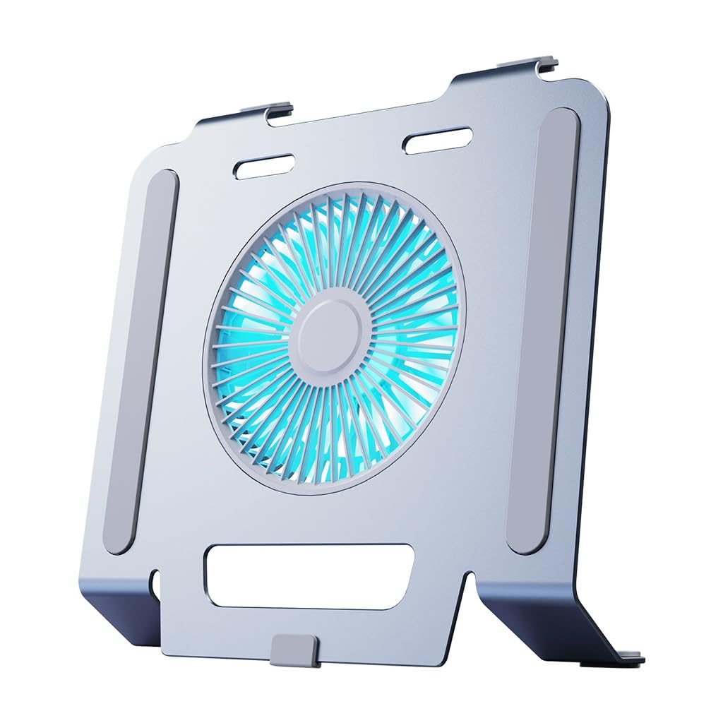 Aluminum Alloy Three Speed Regulation Light Desktop Fan Laptop Stand X623