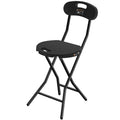 Folding Stool with Back, 18 inch Set of 1 X9061