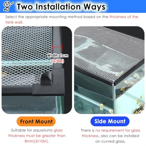 Aquarium Anti-Jump Net Cover (55.1" x 23.6") V87642