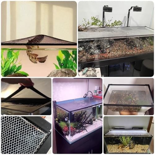 Aquarium Anti-Jump Net Cover (55.1" x 23.6") V87642