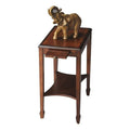 Traditional Rectangular Wood Side Table with Pull-Out Tray U57361