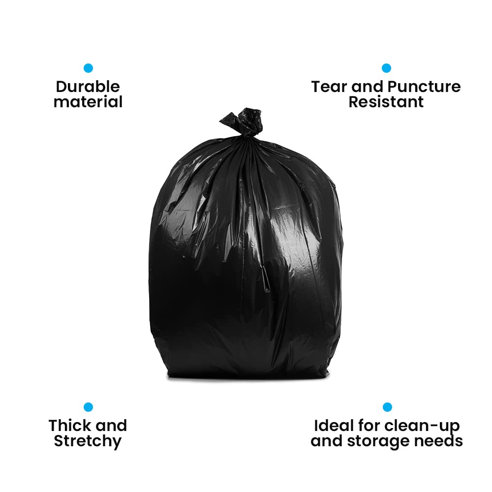 95-Gallon Black Heavy Duty Contractor Bags 10-Count V974097