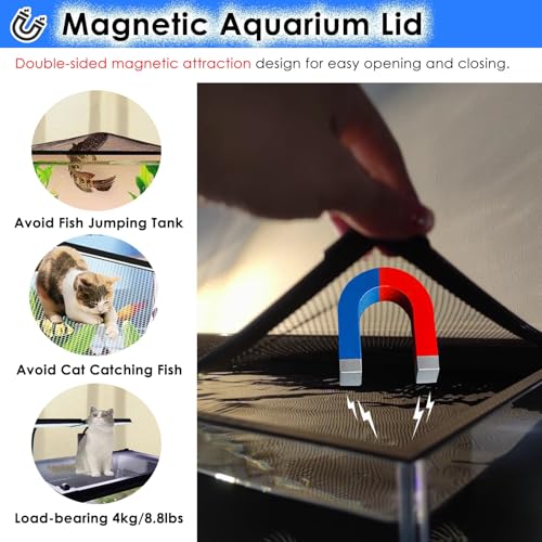 Aquarium Anti-Jump Net Cover (55.1" x 23.6") V87642