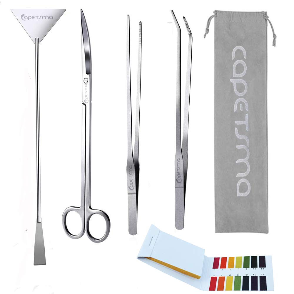 Long Stainless Steel Aquarium Plant Tools Set F9878
