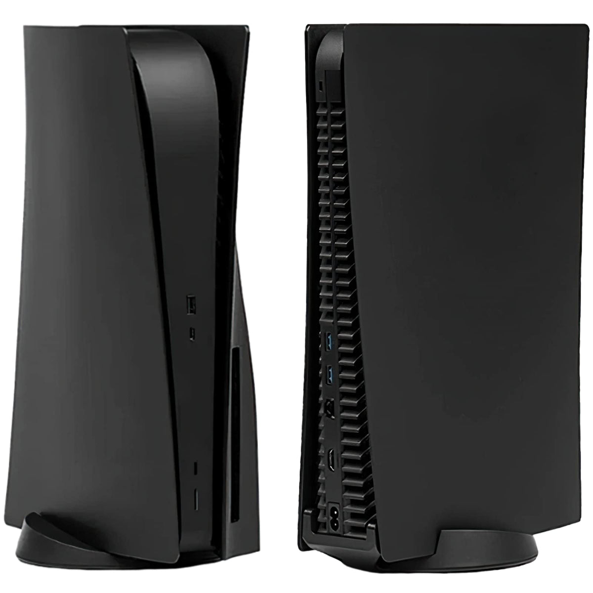 Black Face Plate Cover Shell for PS5 Disc Edition Console E822514