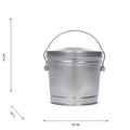 Galvanized Trash Can with Lid O3495