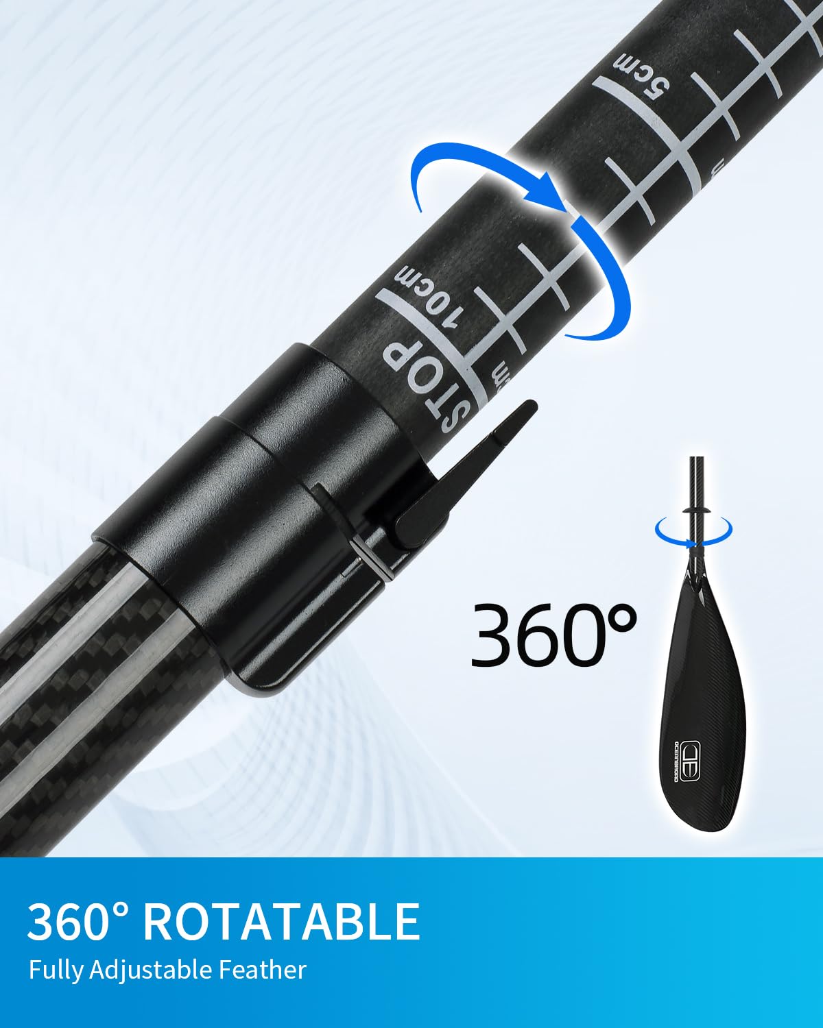 Lightweight Full Carbon Fiber Kayak Paddle W690283