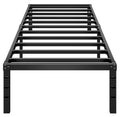 14 Inch Tall Black Metal Platform Twin Size Bed Frame C9389
