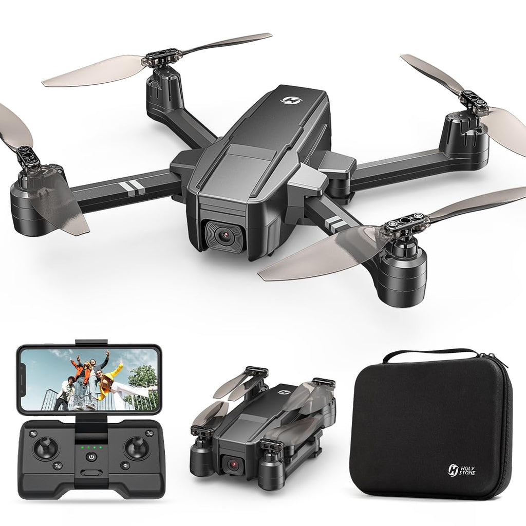 Foldable FPV Drone with 1080P WiFi Camera and Carrying Case J858