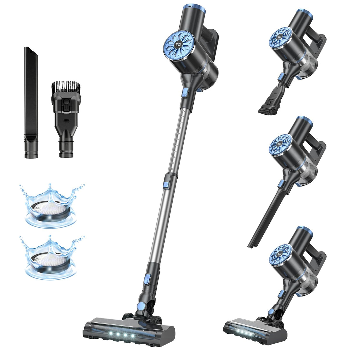 Cordless Stick Vacuum with LED Screen H69776