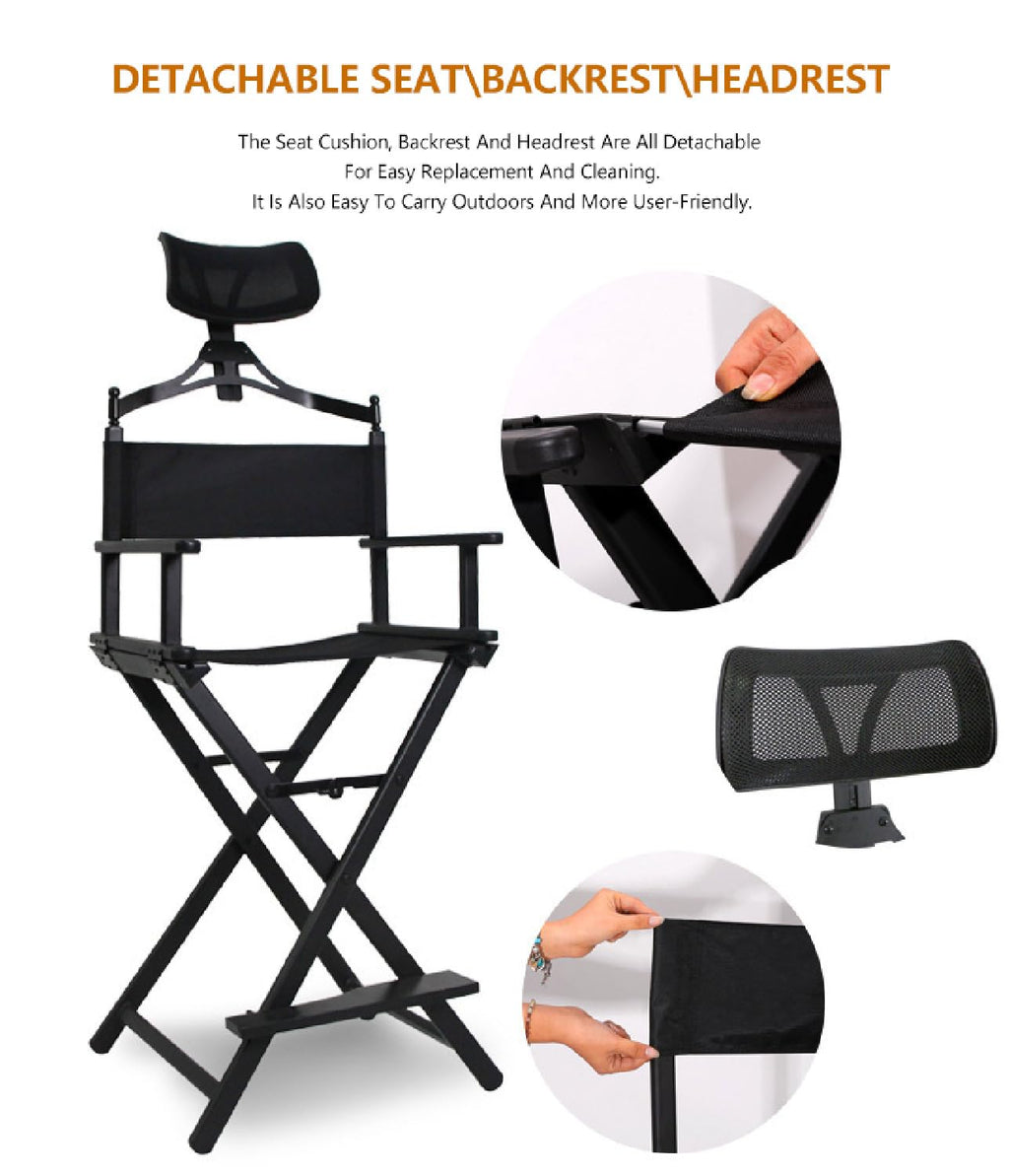 Extra Tall Foldable Makeup Artist Stool Chair A511