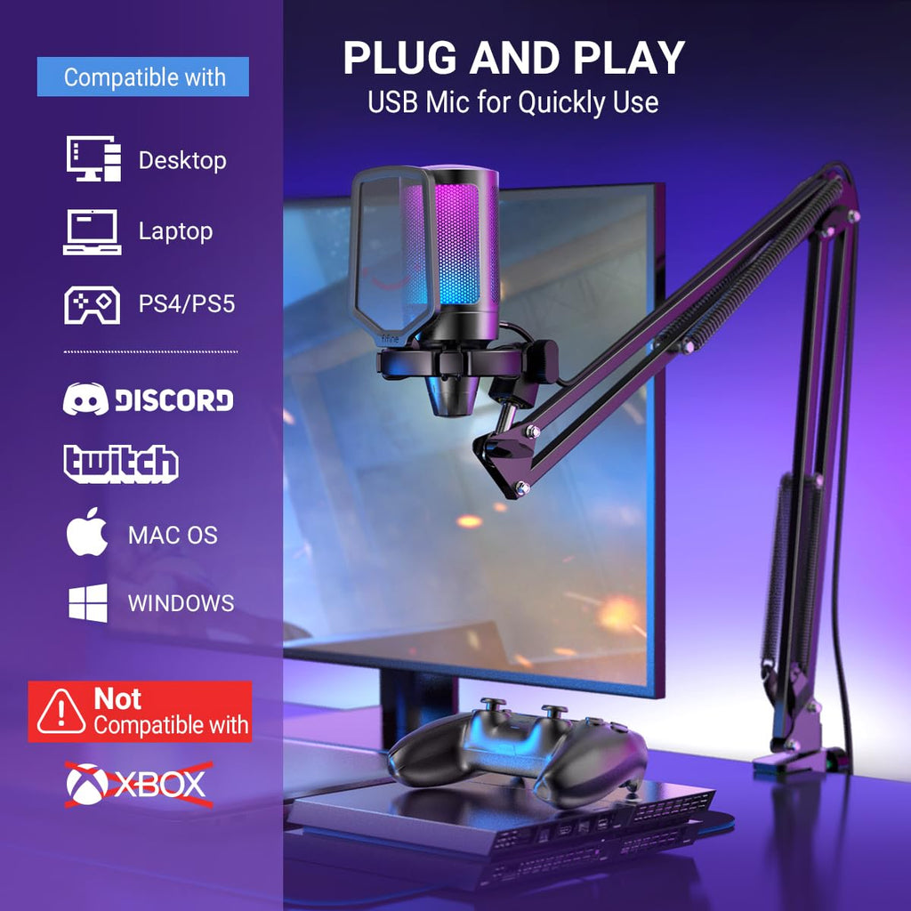 USB Gaming Microphone Kit S706339