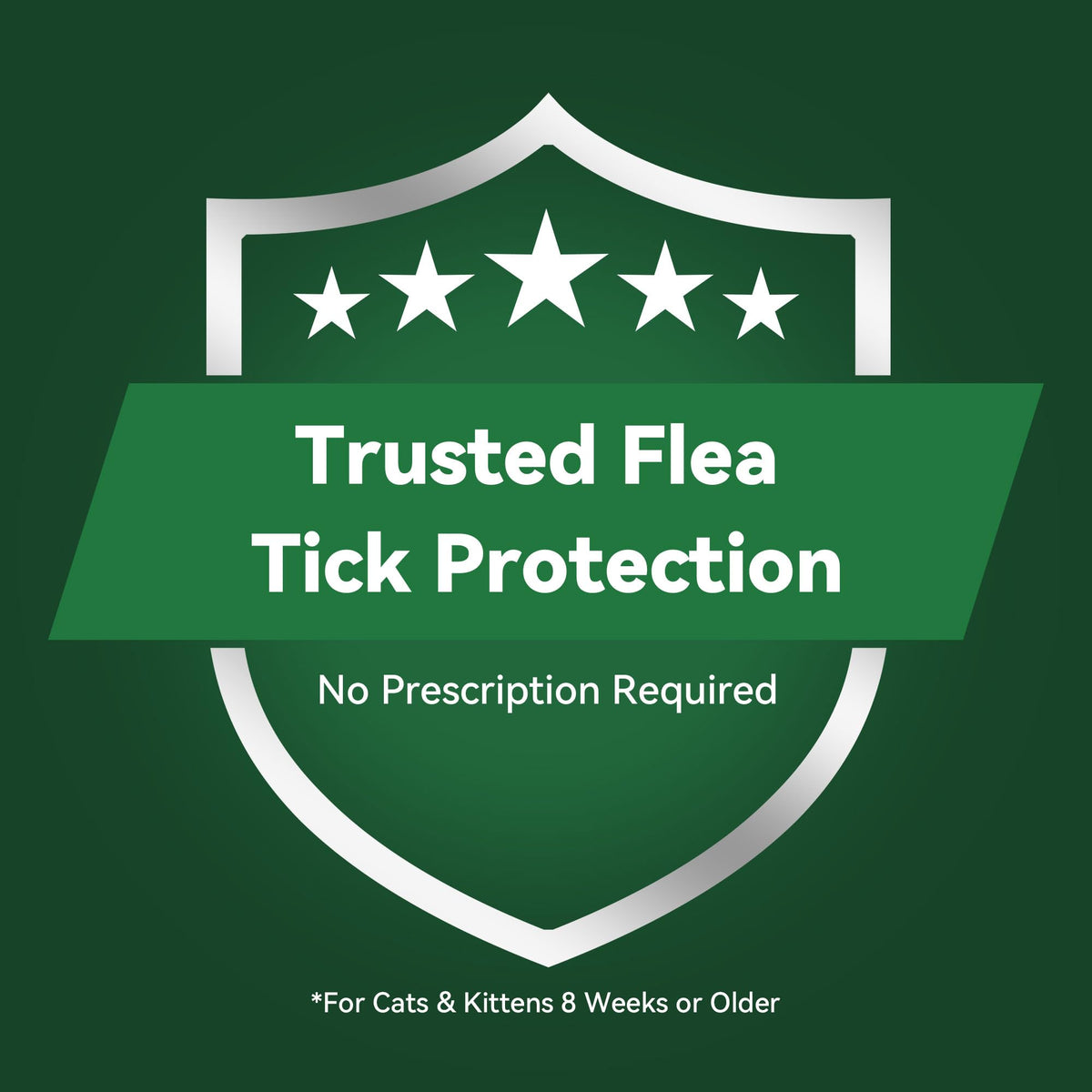 Cat Flea and Tick Treatment 6-Month Supply Q243950