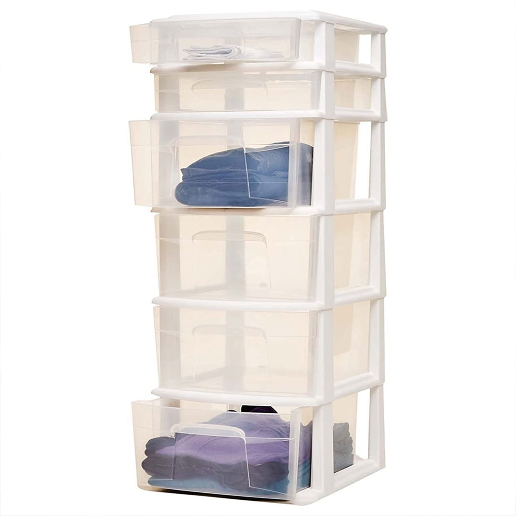 6 Drawer Plastic Storage Cart 2 Pack Z805