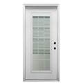 Primed Steel Prehung Door with Clear Low-E Glass 36" x 80" I31180