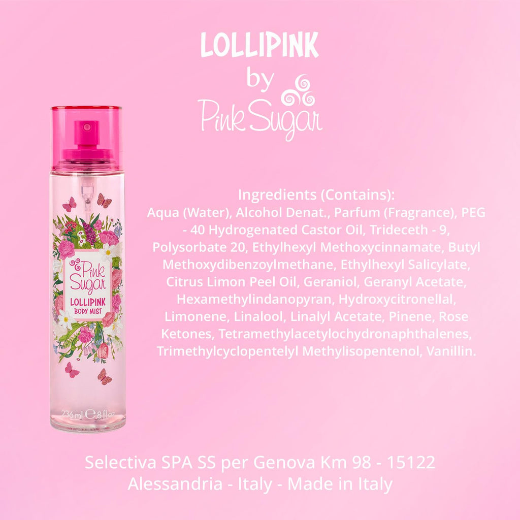 Pink Sugar Lollipink Body Mist 8.0 Fl Oz A76062