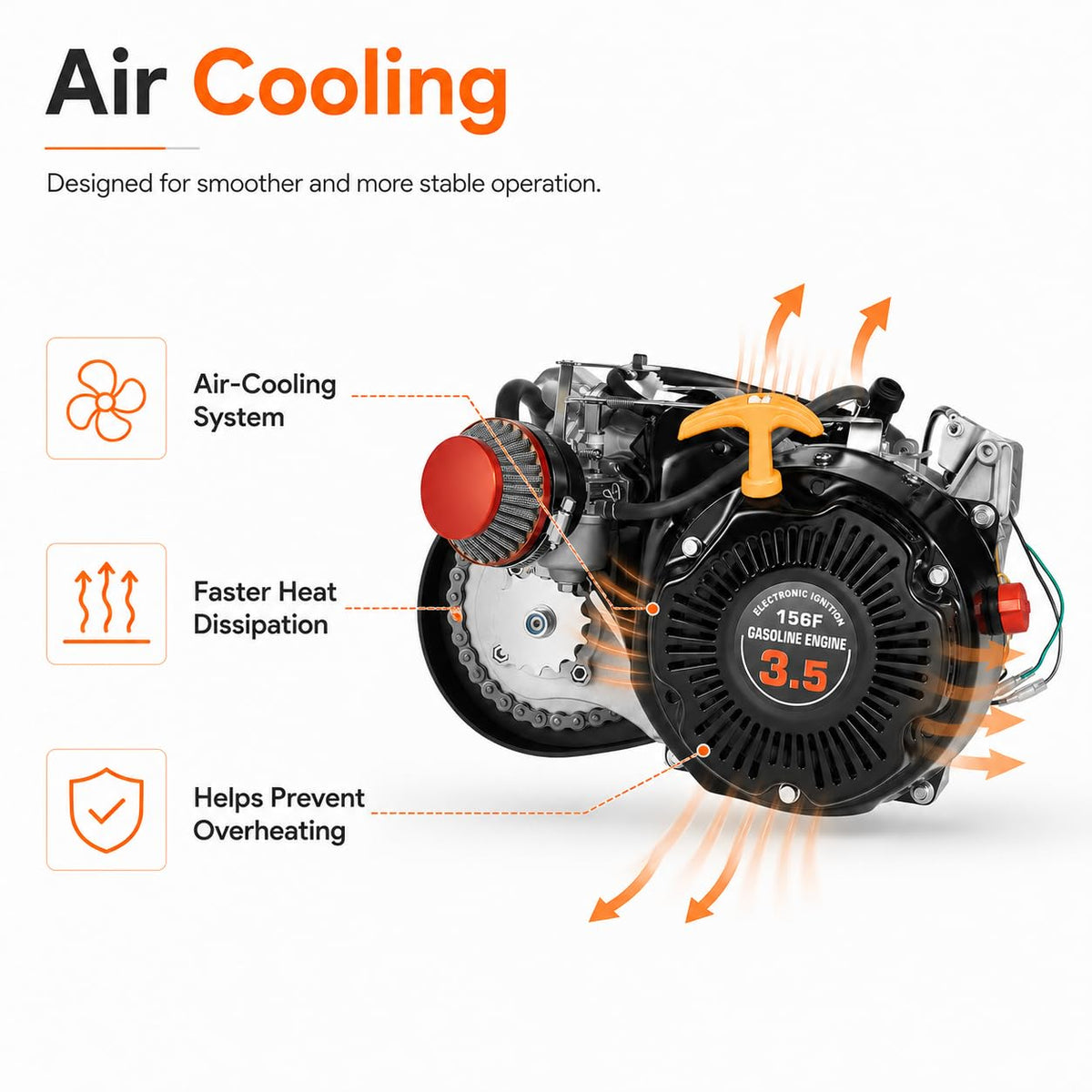 4-Stroke Gasoline Engine Kit D312