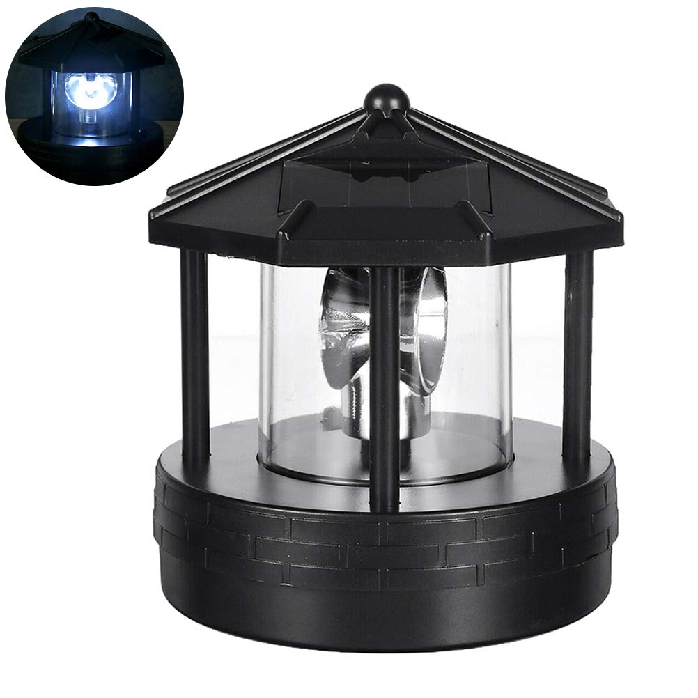Solar Powered Rotating Lighthouse Decorative Light R2568
