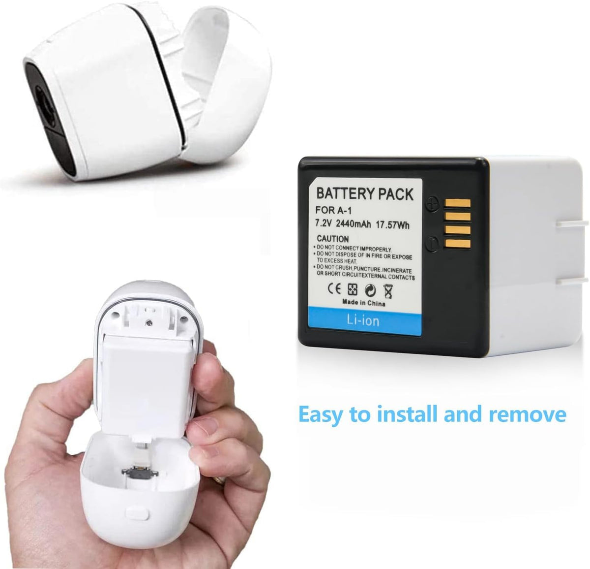 Rechargeable Battery 2Pack 2440mAh K3232