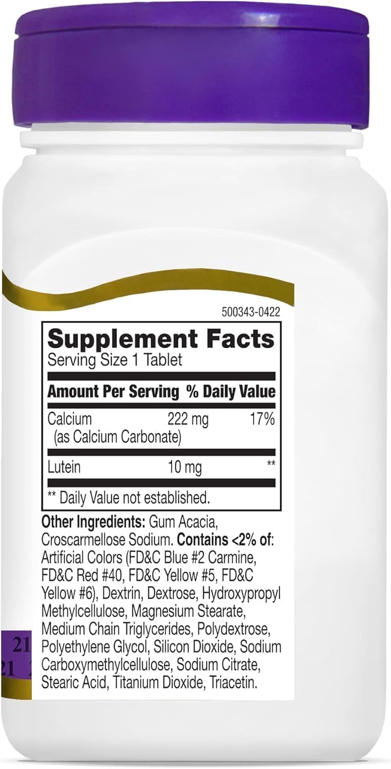 Lutein 10mg Tablets 60 Count B2167