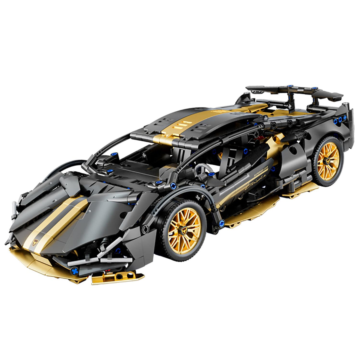 Black 1:14 Race Car Building Block Set K289