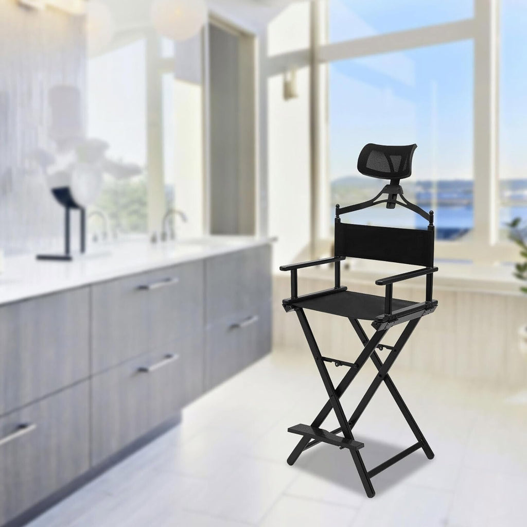 Extra Tall Foldable Makeup Artist Stool Chair A511