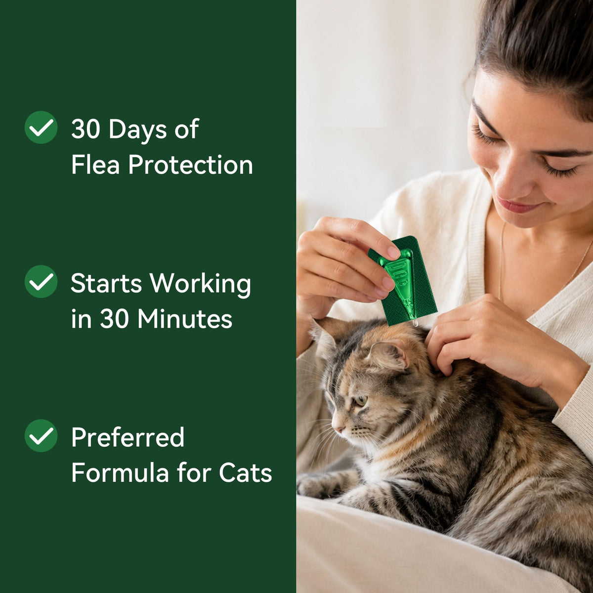 Cat Flea and Tick Treatment 6-Month Supply Q243950