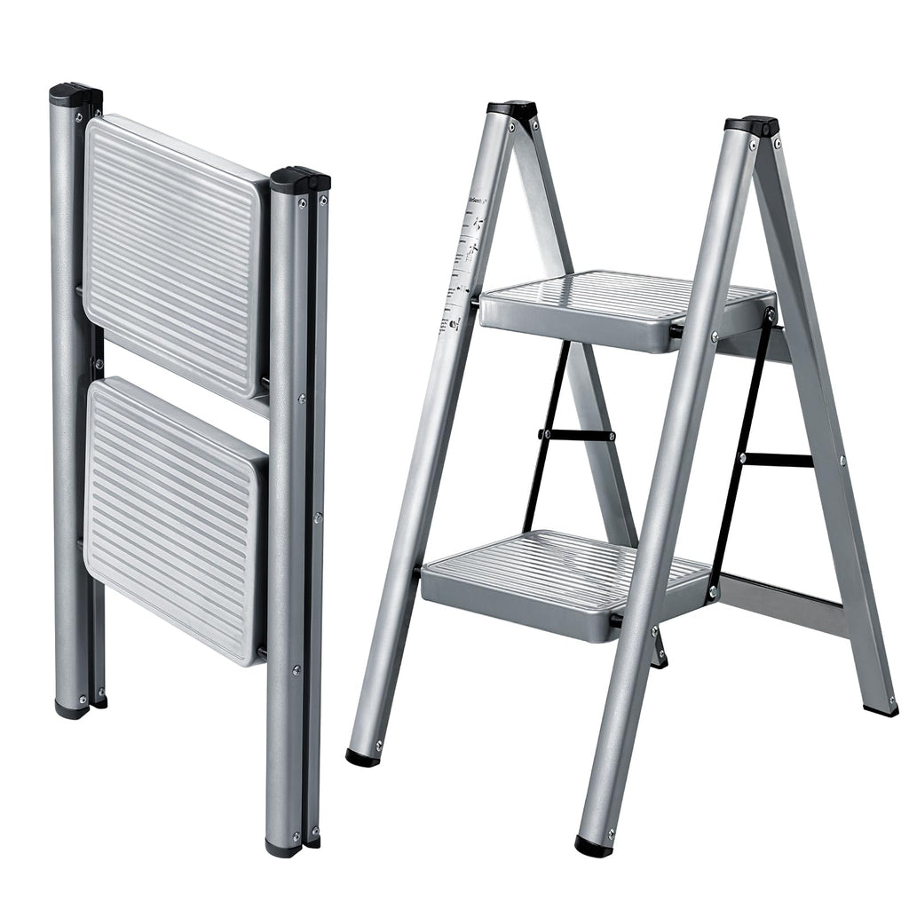 2 Step Steel Folding Step Stool A9475