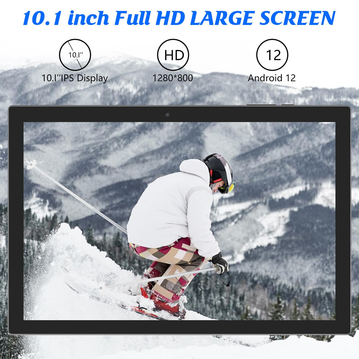 10 inch Tablet with Keyboard 2 in 1 Android 15 8GB+32GB 6000mAh V12777