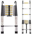 10.5FT Aluminum Telescoping Ladder J8467