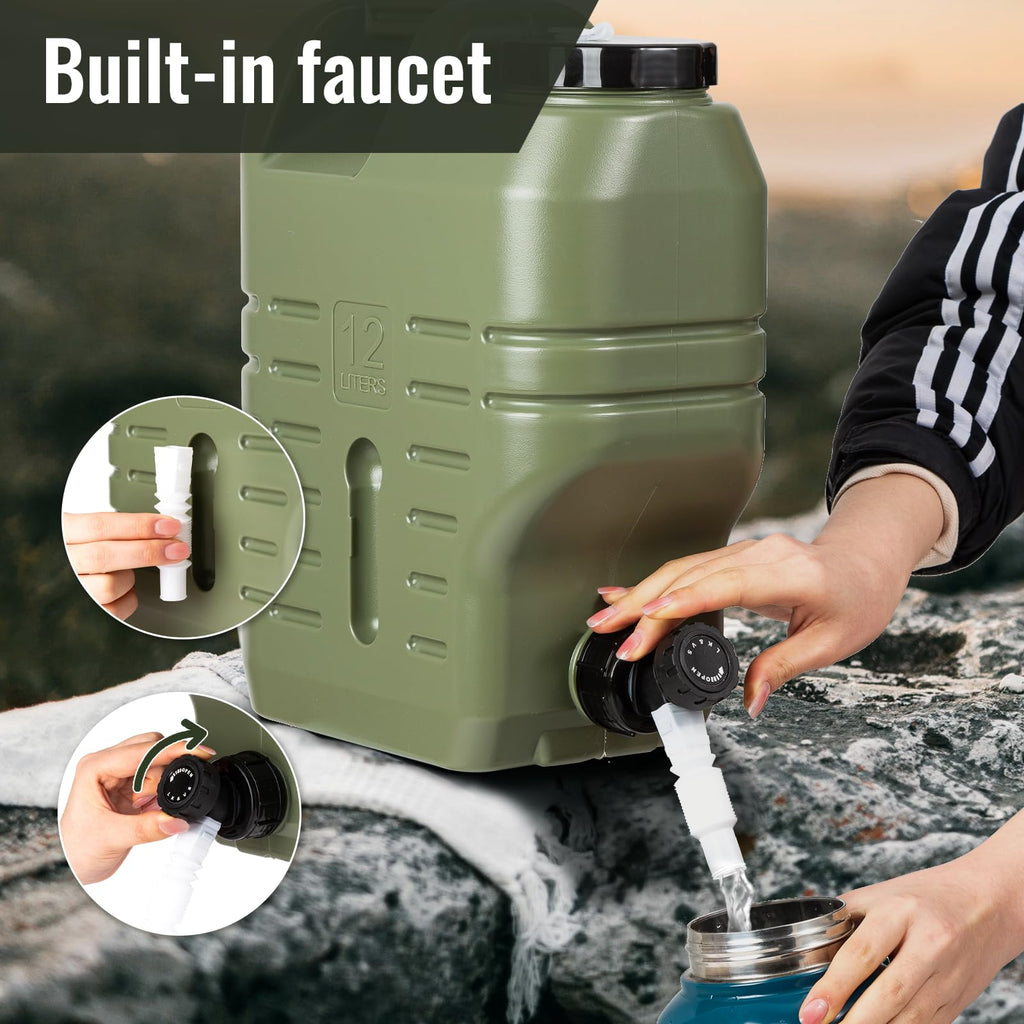 3.2 Gallon Camping Water Jug with Spout C278632