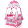 4-in-1 Baby Playard with Bassinet, Changing Table and Carry Bag W2874