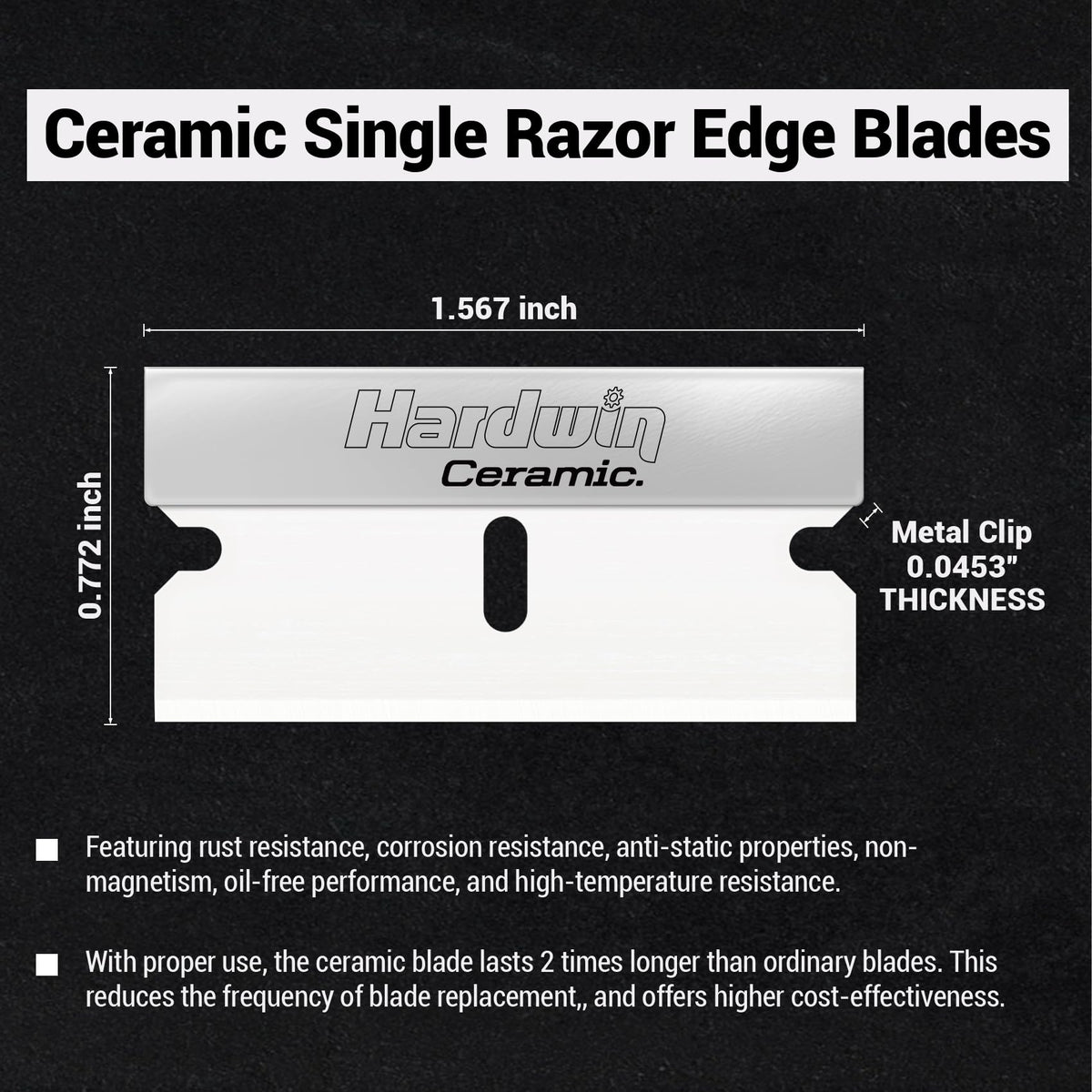 Ceramic Scraper Blade Refills E5560