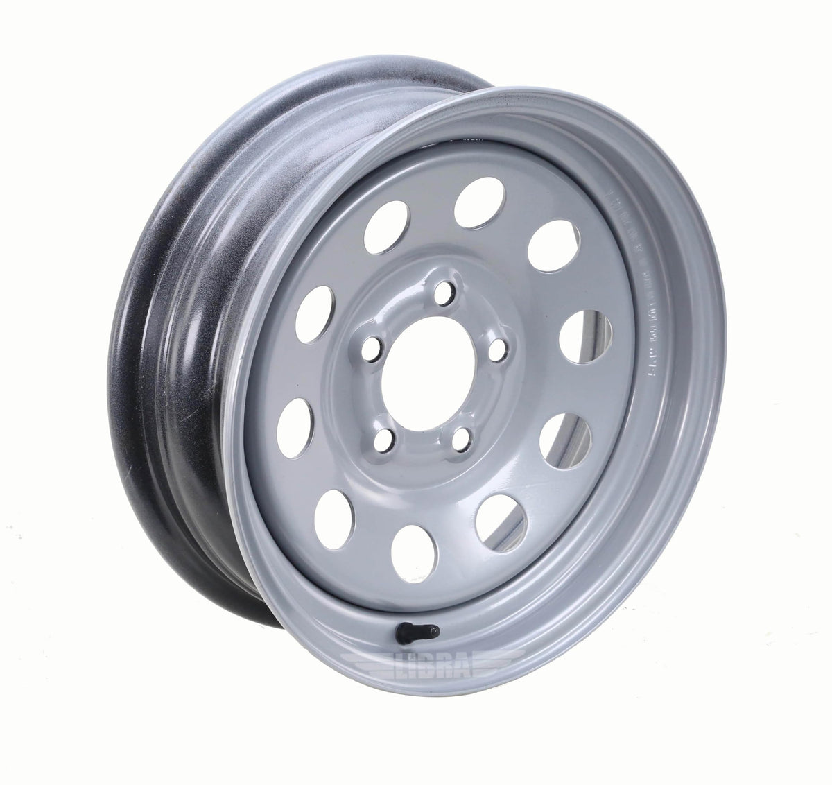 Trailer Tire Wheel ST205/75R15 8-Ply Silver Rim G394