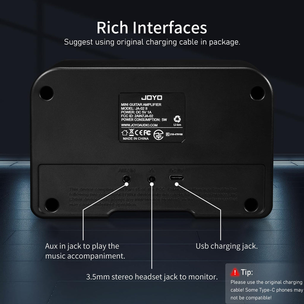 5W Portable Electric Guitar Practice Amplifier with Bluetooth I1445