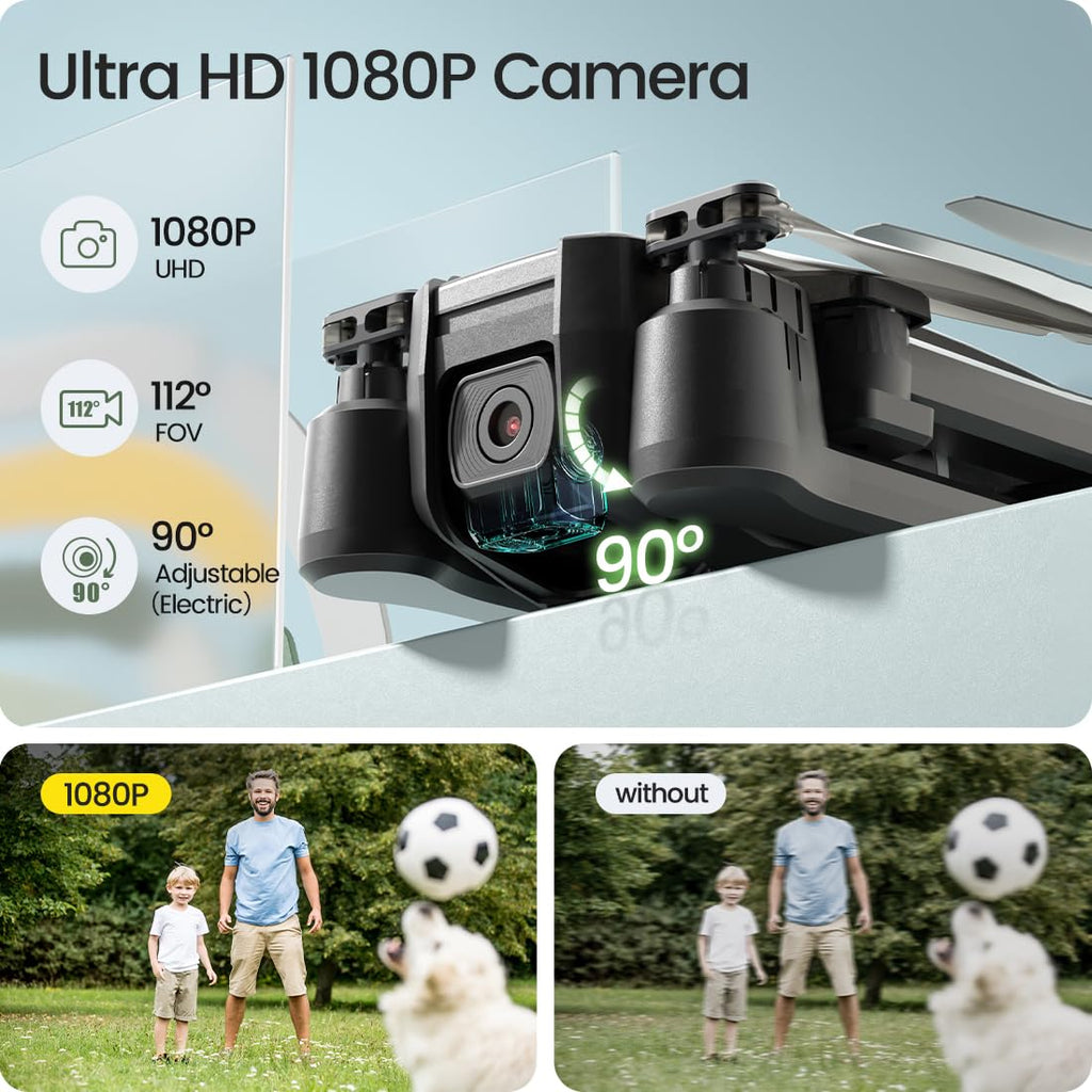 Foldable FPV Drone with 1080P WiFi Camera and Carrying Case J858