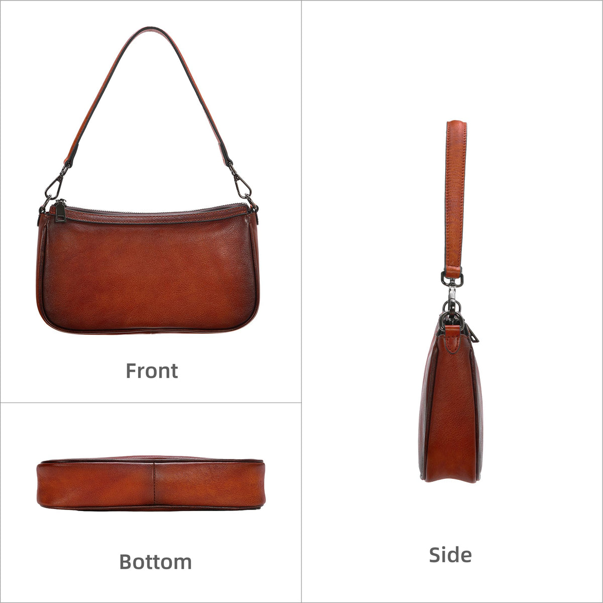 Leather Crossbody Bags with Two Straps S897325