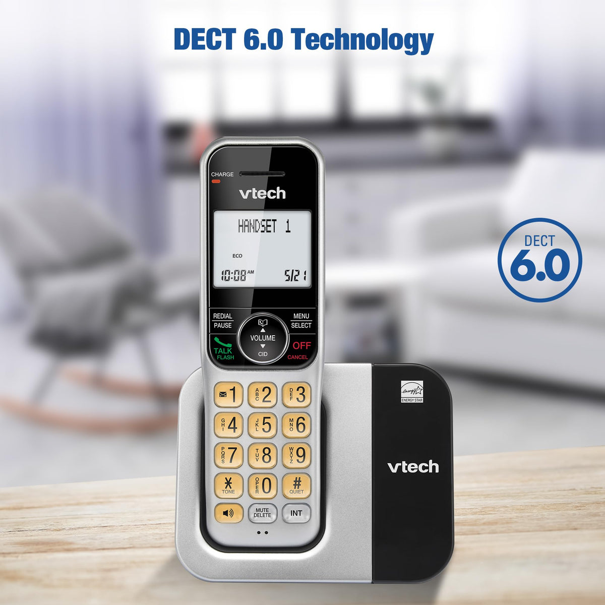 2-Handset Cordless Phone System with Call Block Y43264