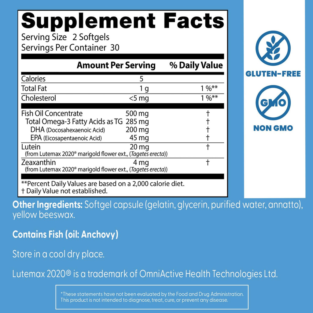 Natural Vision Enhancers 60 Softgels I149165