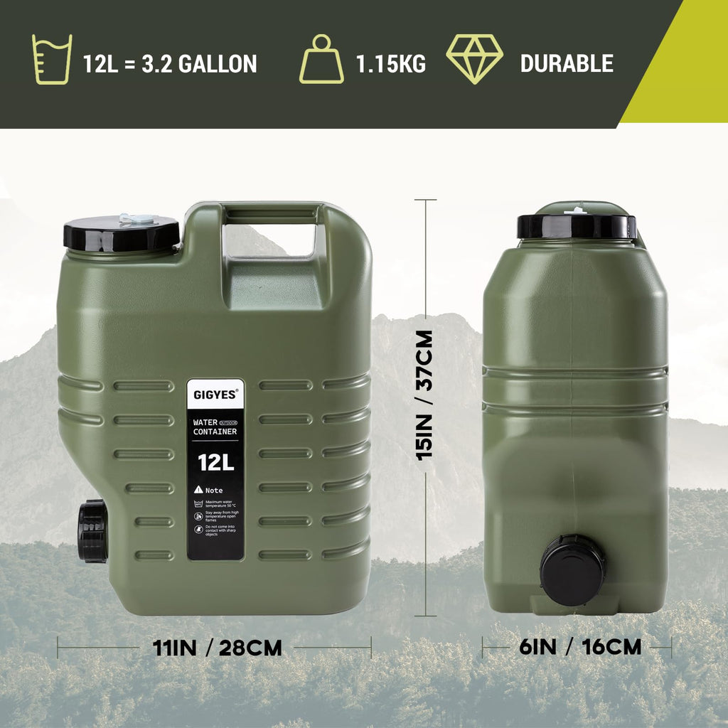3.2 Gallon Camping Water Jug with Spout C278632