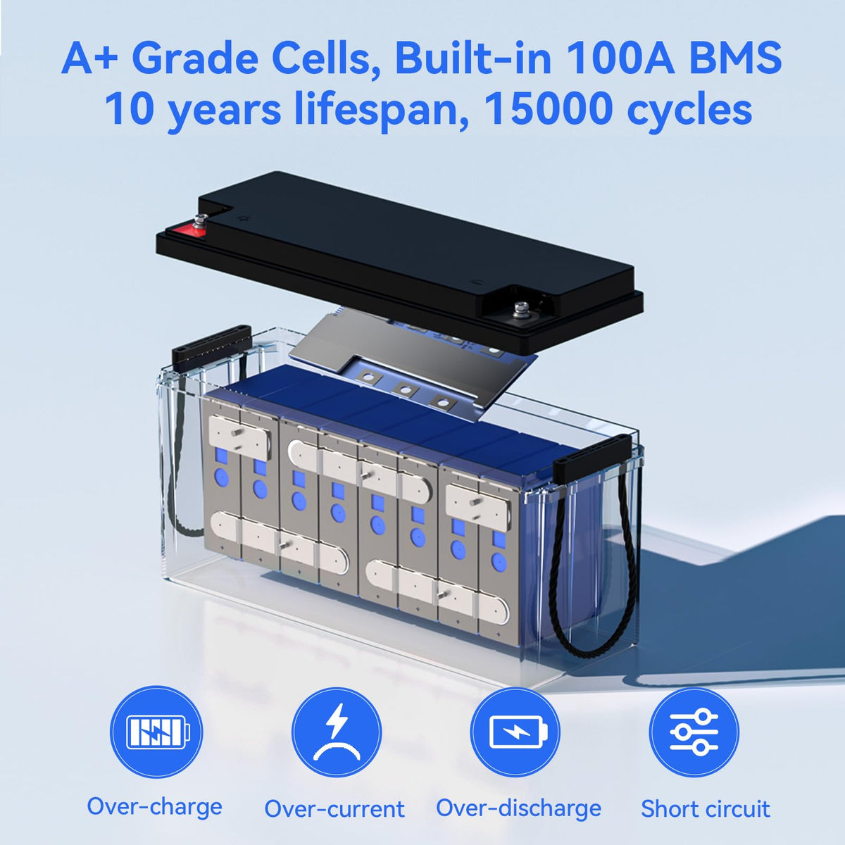 24V 100Ah LiFePO4 Battery D328467