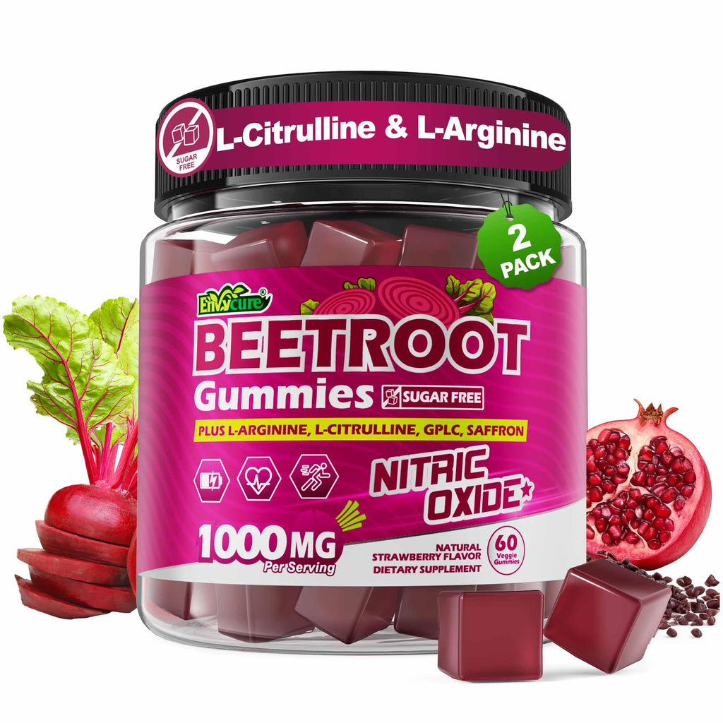 Beet Root Gummies with L-Citrulline & L-Arginine, Sugar Free B385
