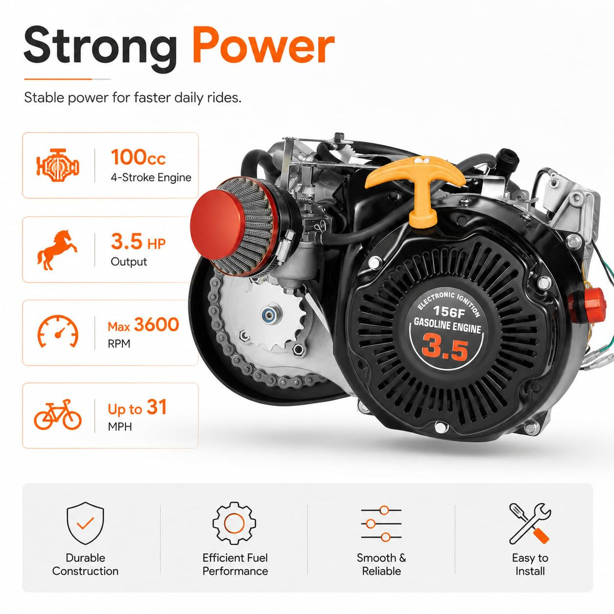 4-Stroke Gasoline Engine Kit D312